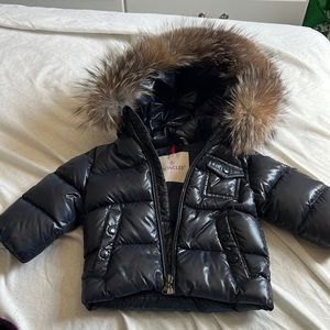 baby moncler jacket barely worn